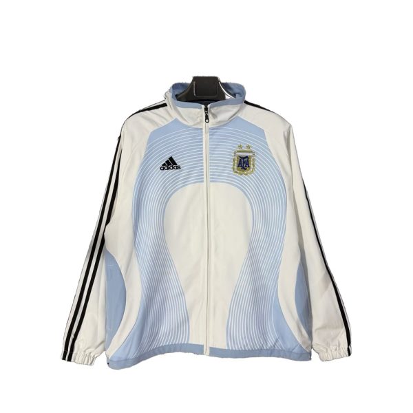 1593-white Argentina Windbreaker