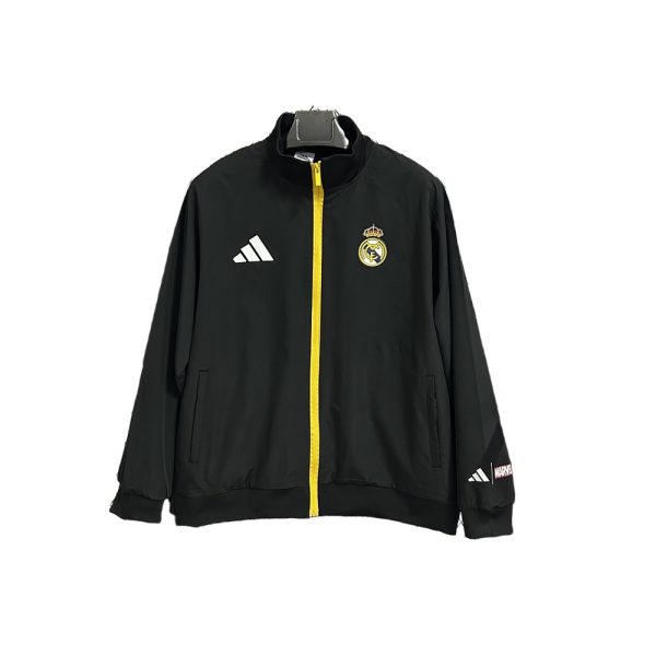2304-white Real Madrid Windbreaker