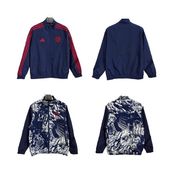 2358-white Bayern Munich Windbreaker