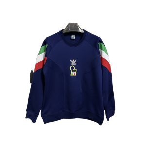 2385-white Italy Long Sleeve Hoodie