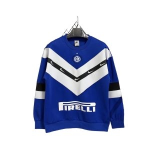 2403-white Inter Milan Long Sleeve Hoodie