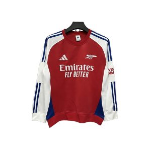 2421-white Arsenal Long Sleeve Hoodie
