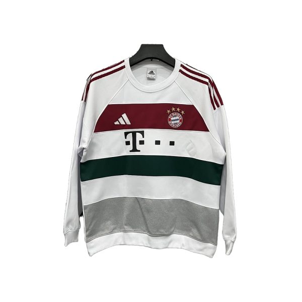 2430-white Bayern Munich Long Sleeve Hoodie