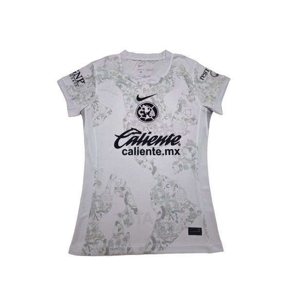 2817-white 24-25 Club America Women Goalkeeper Shirt