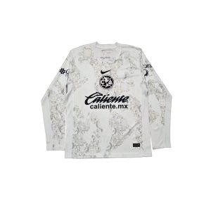 2934-white 24-25 Club America Long Sleeve Goalkeeper Shirt
