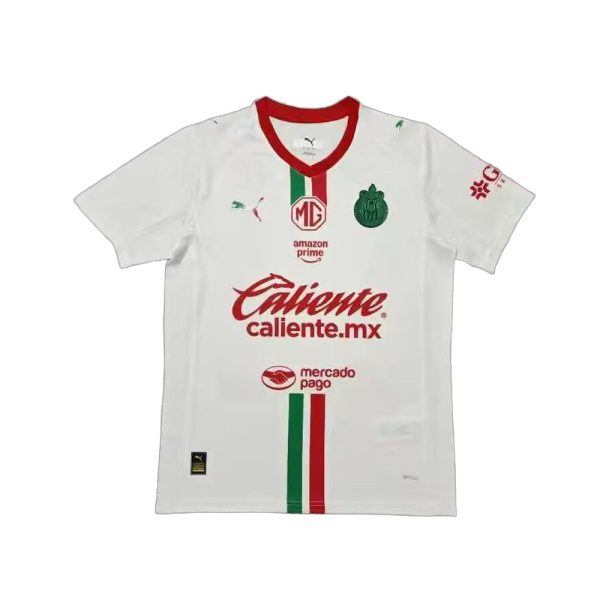 3798-white 25-26 Chivas Away Shirt