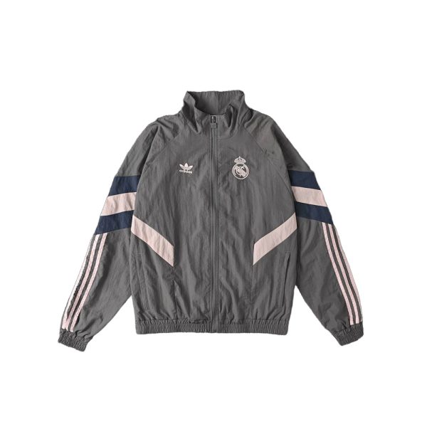 4419-white Real Madrid Windbreaker Retro