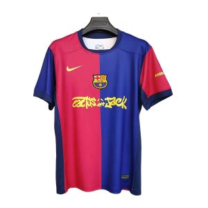 5400-white 24-25 Barcelona Home Shirt