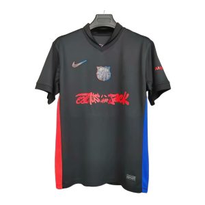 5445-white Barcelona Away Shirt
