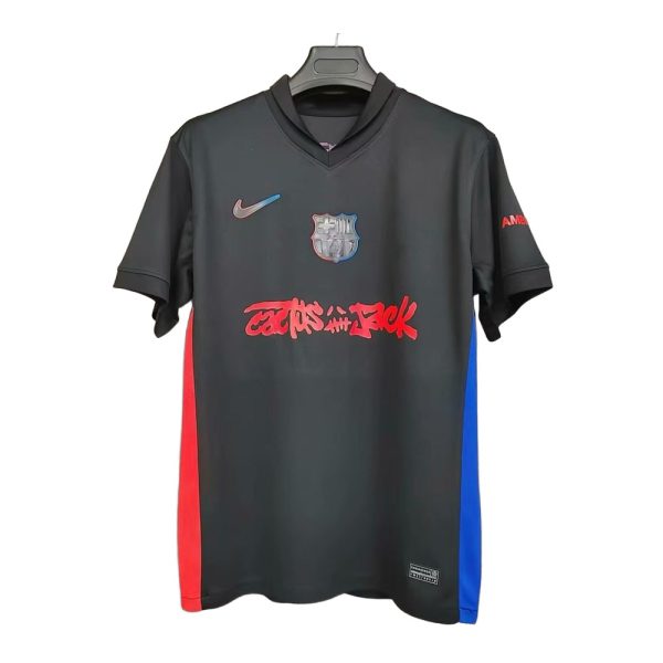 5445-white Barcelona Away Shirt